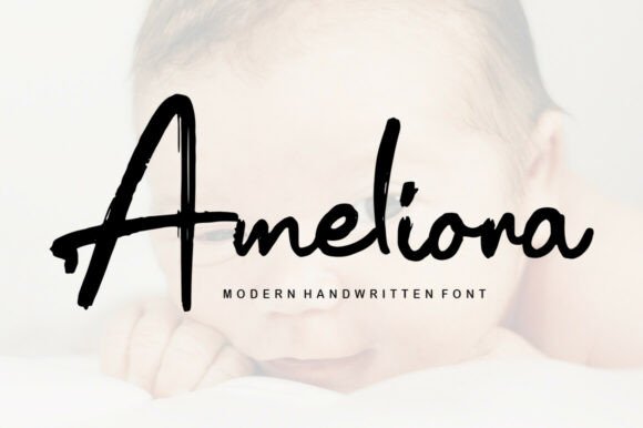 Ameliora: A Handwritten Font for Charming Business Branding