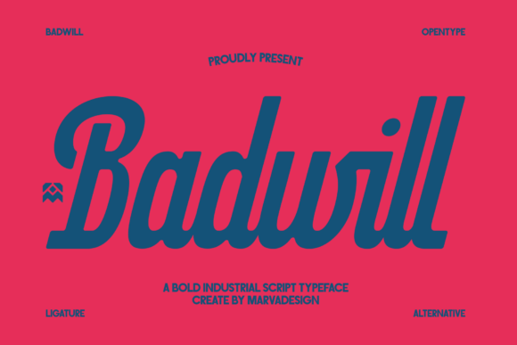 Badwill Typeface: Crafting a Reading Experience