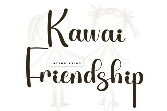 Discover the Charm of Kawai Friendship Font for Handmade Creations