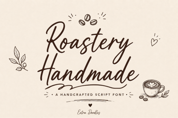 Discover the Charm of Roastery Handmade Font