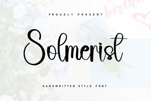 Enhance Your Brand with Solmerist: A Versatile Handwritten Font