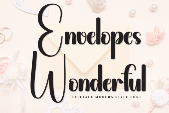 Envelopes Wonderful: A Charming Handwritten Font for Crafters