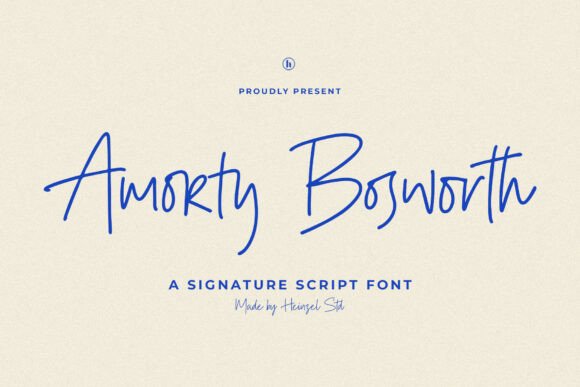 Exploring Amorty Bosworth: A Designer’s Review of a Modern Signature Script Font