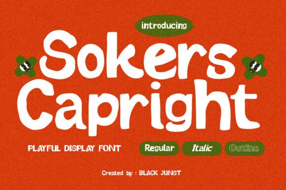 Exploring Sokers Capright: A Bold and Playful Display Font