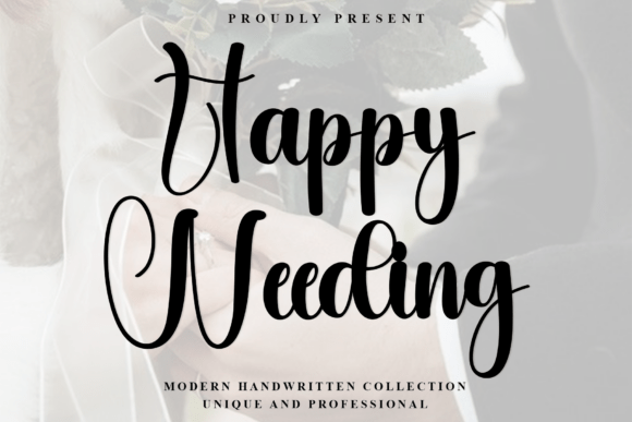 Happy Weeding: A Sophisticated Script Font for Branding
