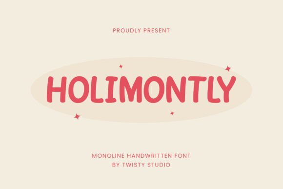 Holimontly: A Cheerful Handwritten Font for Web Design
