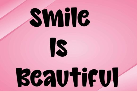 Smile is Beautiful: A Graceful Script Font for Web Design