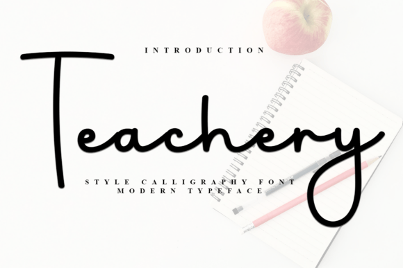 Teachery: A Festive Typeface for Enchanting Web Designs