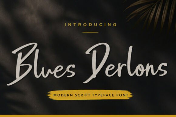 Transform Your Brand with Blues Derlons Font