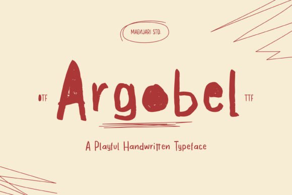 Unleash Creativity with Argobel: A Charming Handwritten Font