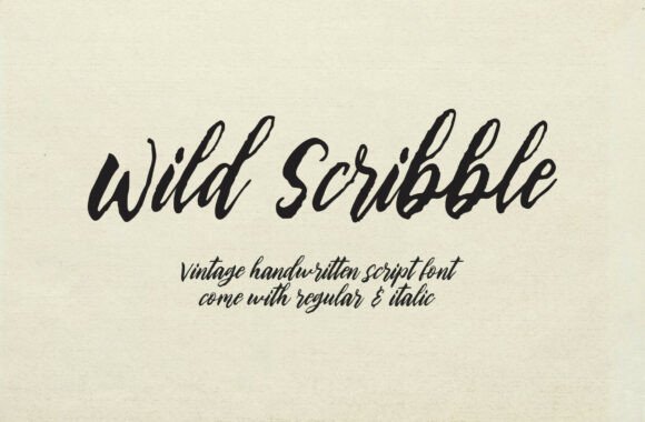 Wild Scribbble: A Perfect Font for Authentic Branding